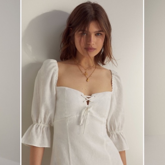 Aritzia White linen dress! - Picture 5 of 6